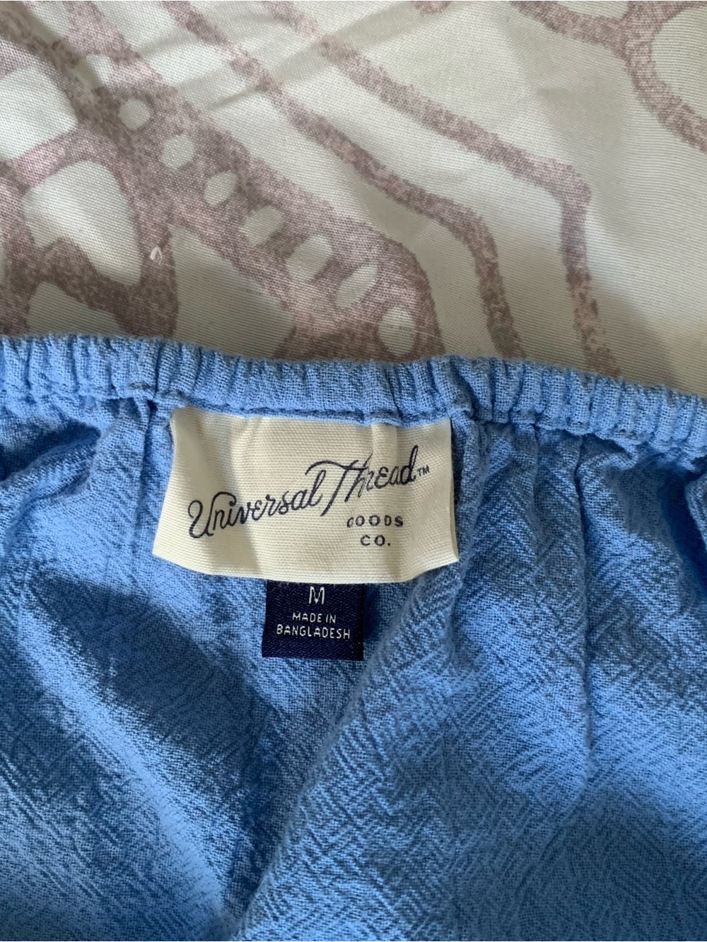 Universal Thread Light Blue Textured Top - Picture 5 of 5